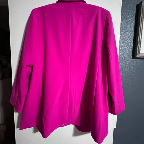 Express Women's Fuschia Blazer Size XL - Picture 4 of 4